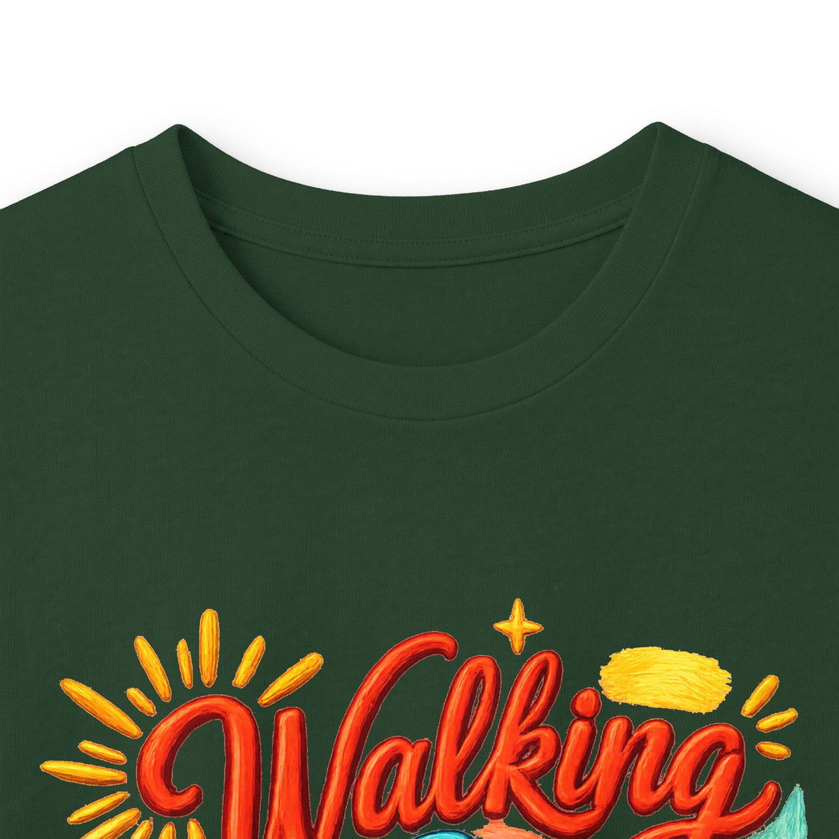 “Walking on Faith and Sunshine” Floral Long Sleeve Tee