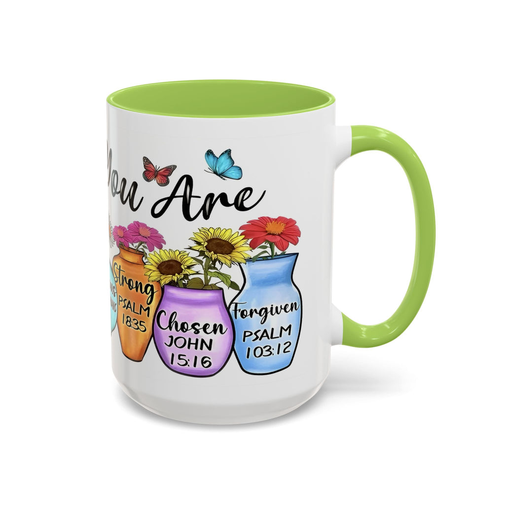 God Says You Are - You Are Loved Christian Bible Verse Coffee Mug