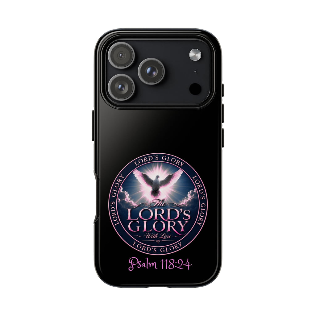 Christian Phone Case – "Lord's Glory with Lori" Dove Design Tough Case (Protective Phone Cover)