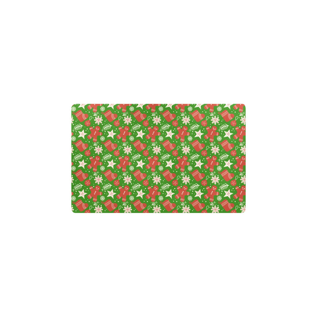 Christmas Time Kitchen Mat 28"x17"(Made In Queen)