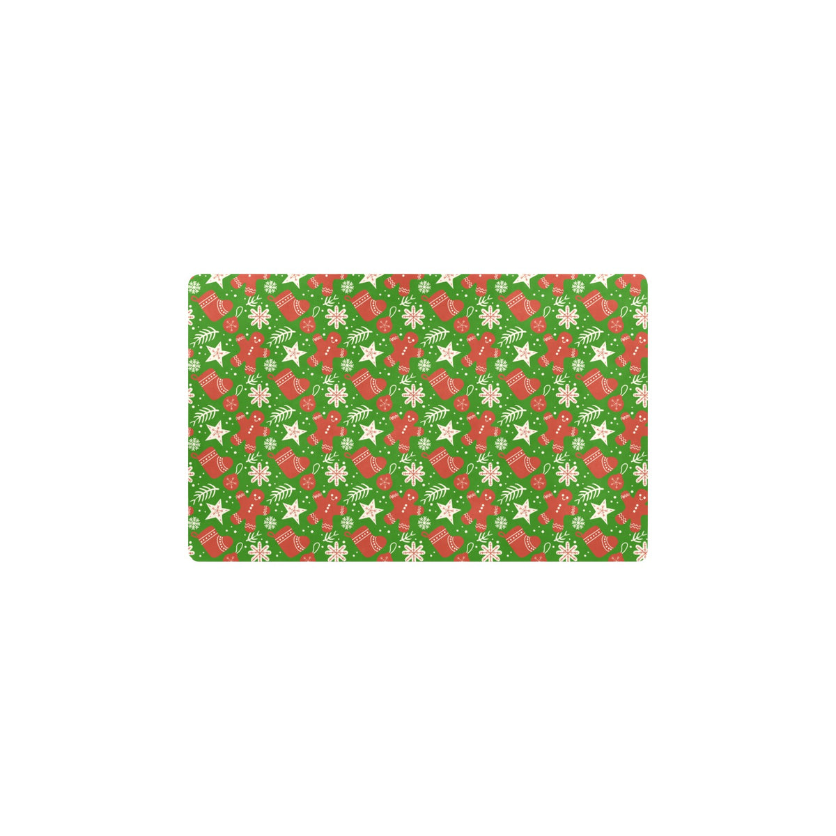 Christmas Time Kitchen Mat 28"x17"(Made In Queen)