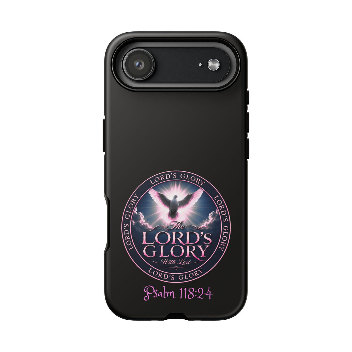 Christian Phone Case – "Lord's Glory with Lori" Dove Design Tough Case (Protective Phone Cover)