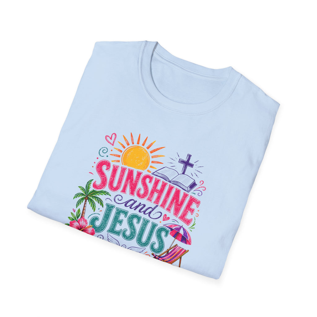 Sunshine and Jesus Christian Faith T-Shirt