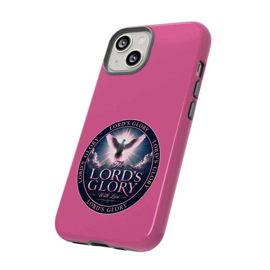 Christian Phone Case – "Lord's Glory with Lori" Dove Design Tough Case (Protective Phone Cover)
