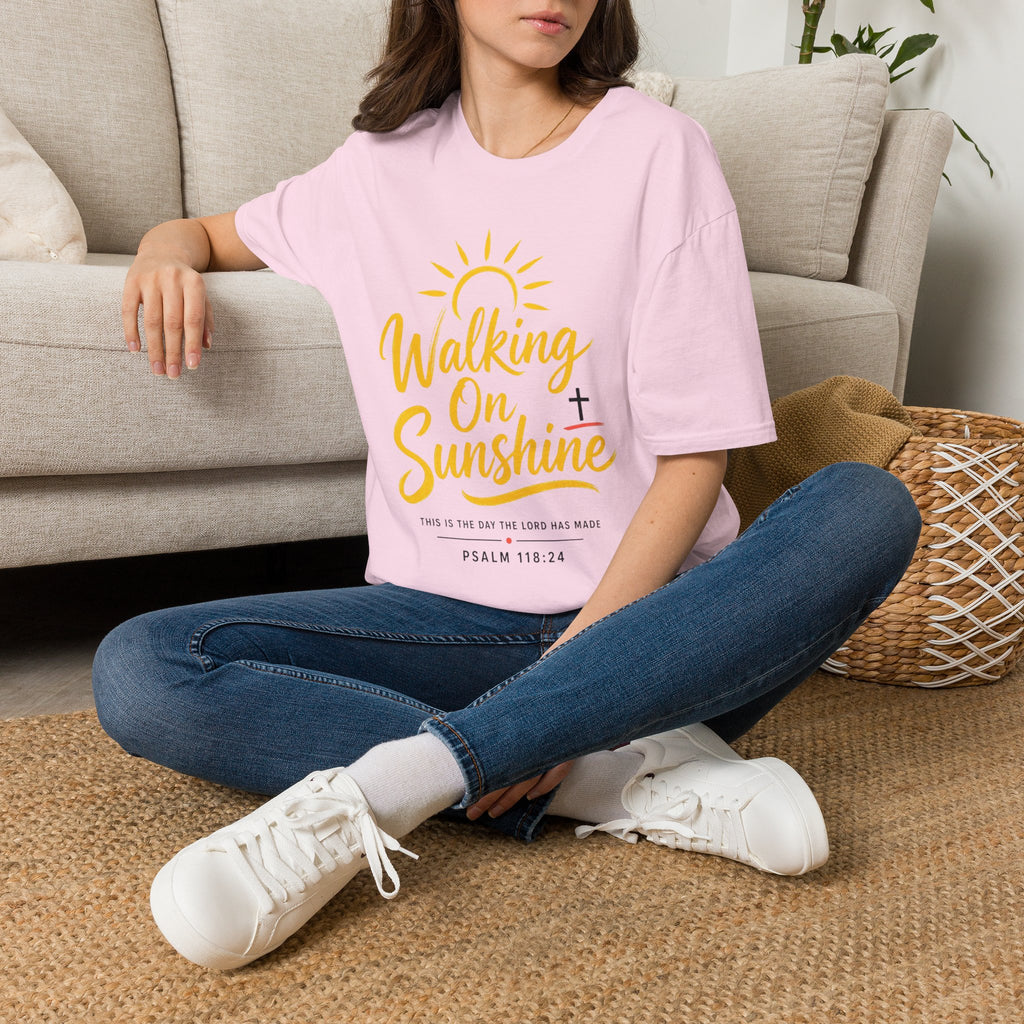 Walking on Sunshine Psalms 118:24 Softstyle T-Shirt