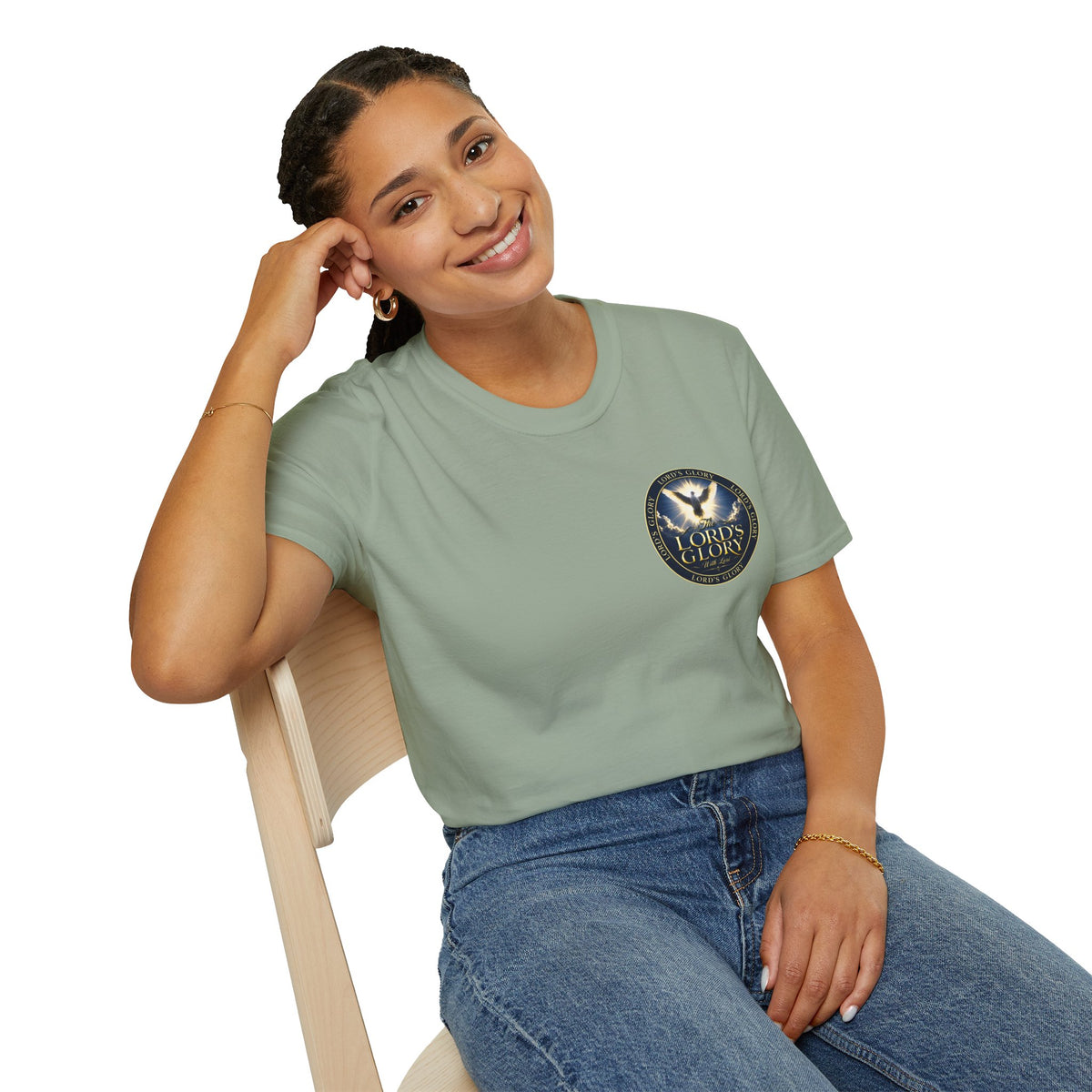Lord's Glory with Lori Dove T‑Shirt — Christian Faith Logo Tee