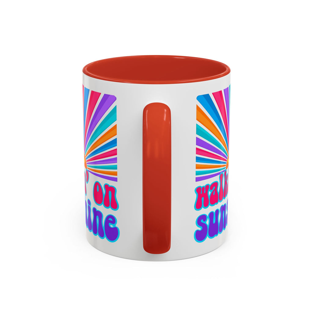 Coffee Mug — "Walkin' on Sunshine" Retro Psalm 118:24 Accent Mug
