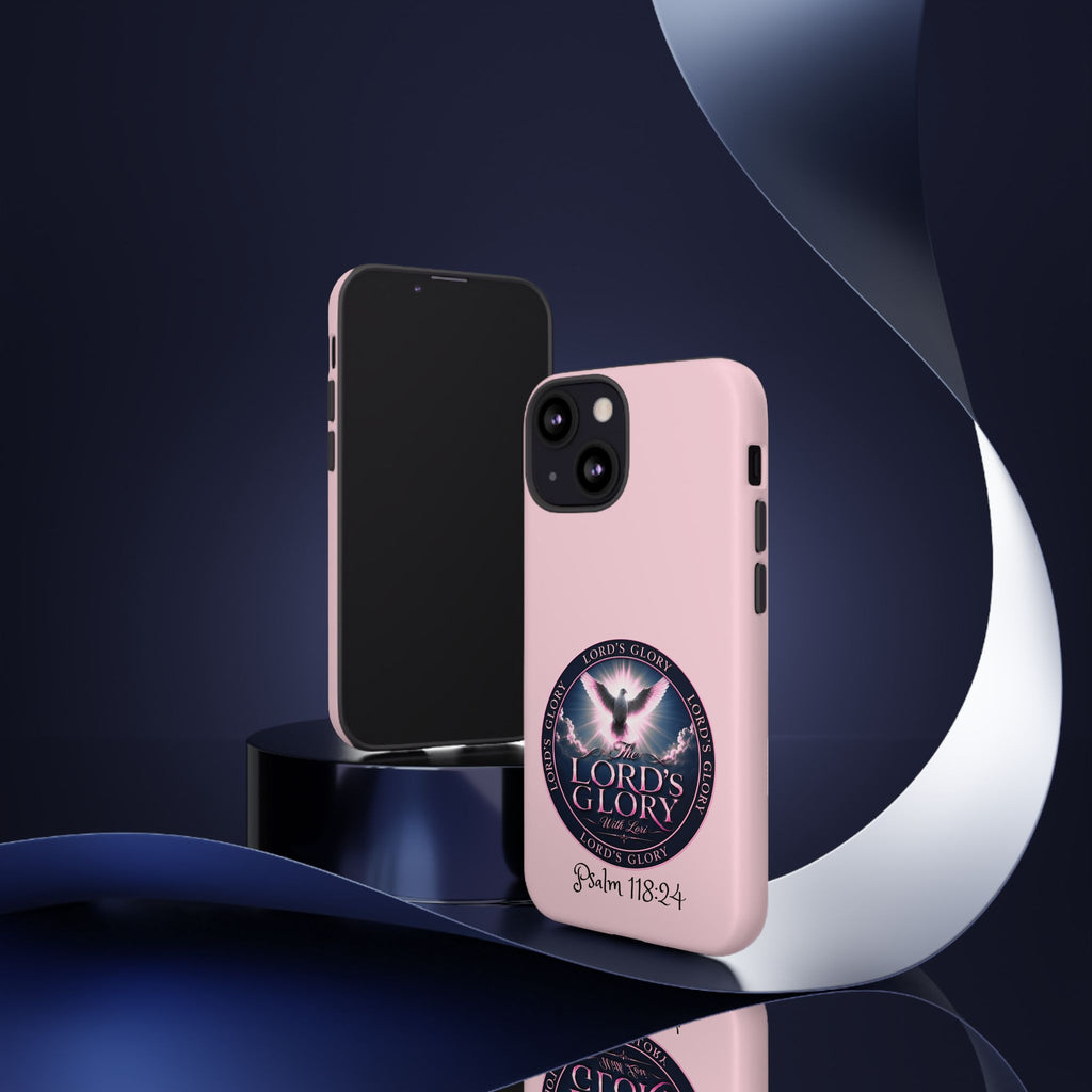 Christian Phone Case – "Lord's Glory with Lori" Dove Design Tough Case (Protective Phone Cover)