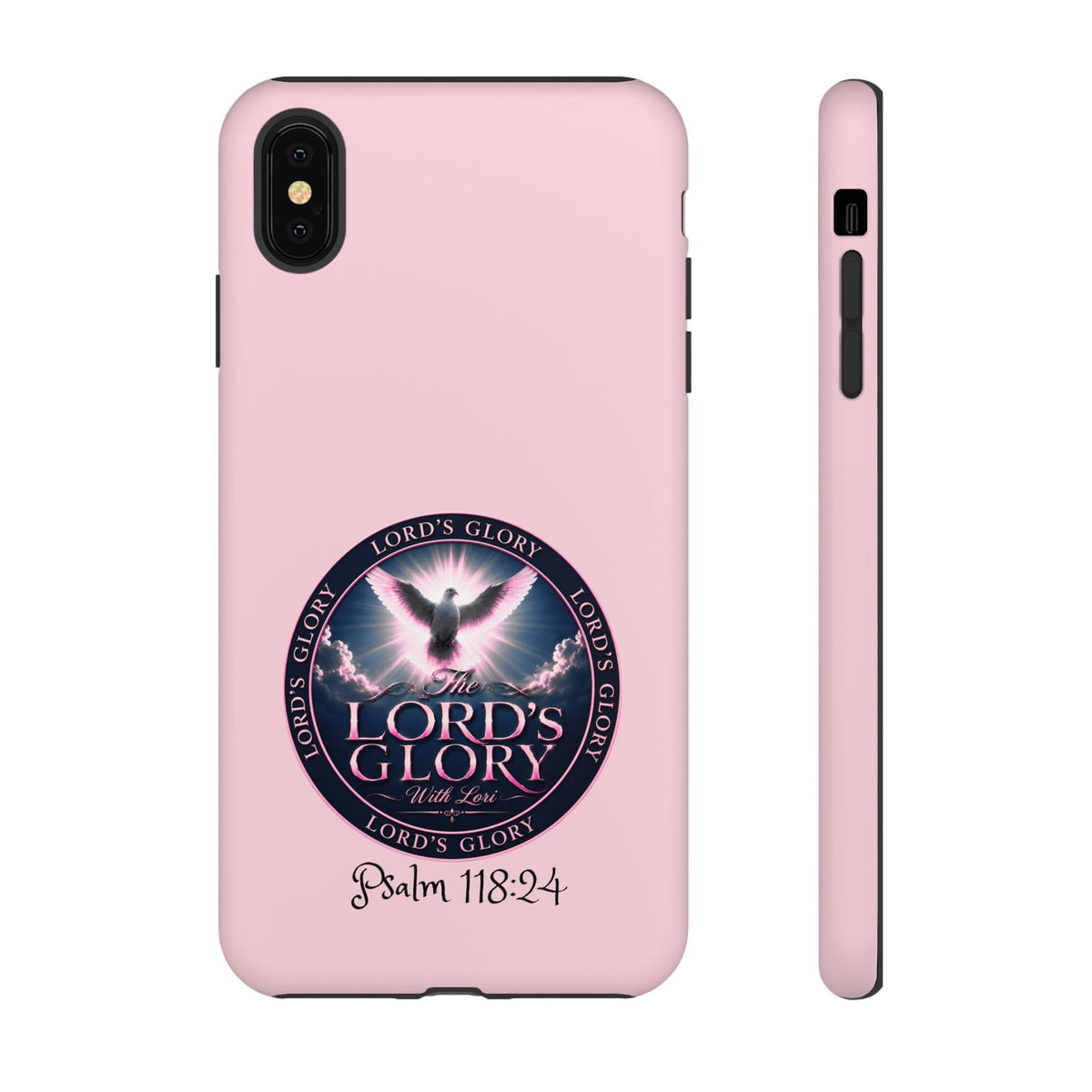 Christian Phone Case – "Lord's Glory with Lori" Dove Design Tough Case (Protective Phone Cover)