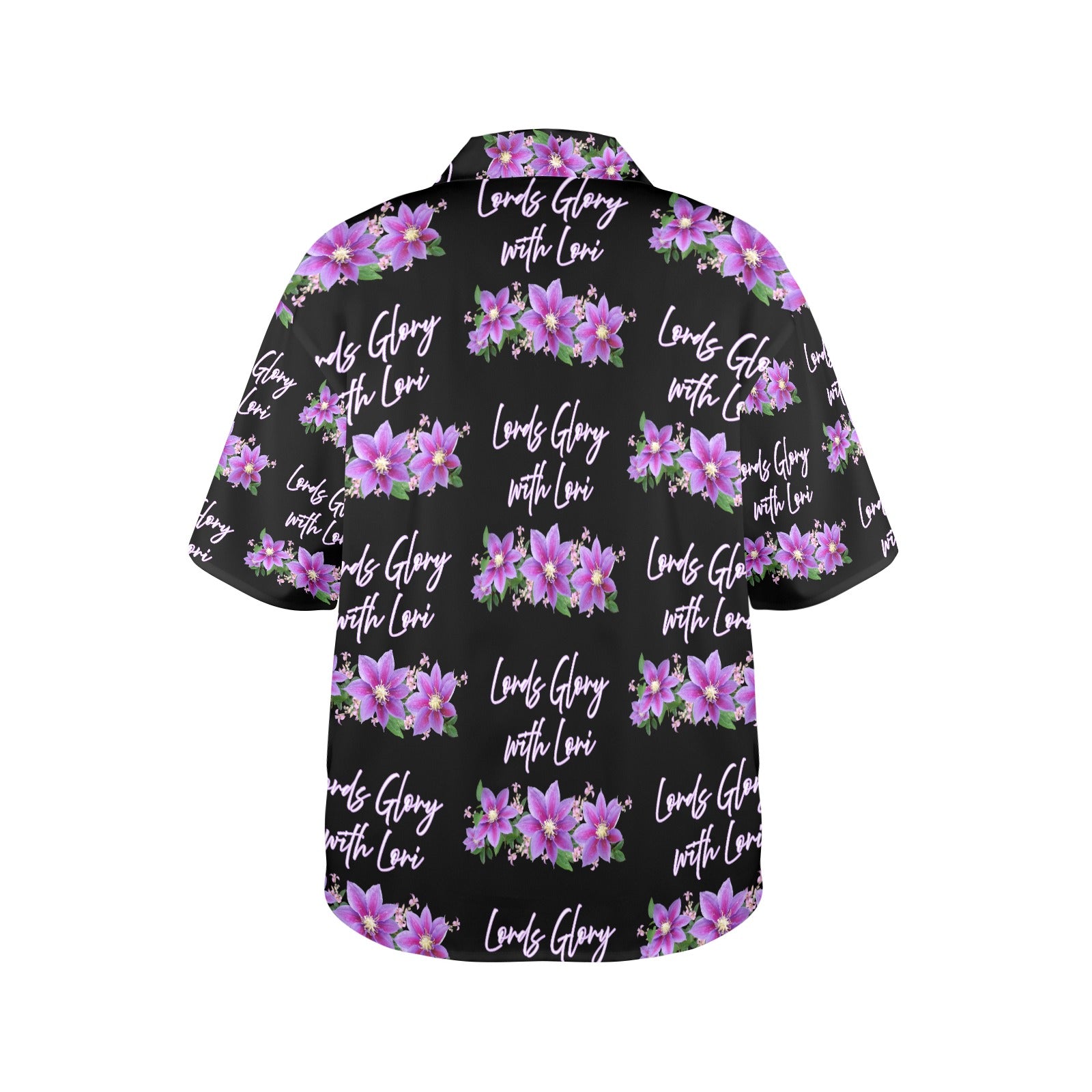 Lords Glory with Lori Women's All Over Print Hawaiian Shirt （Made in USA Ships to USA Only）