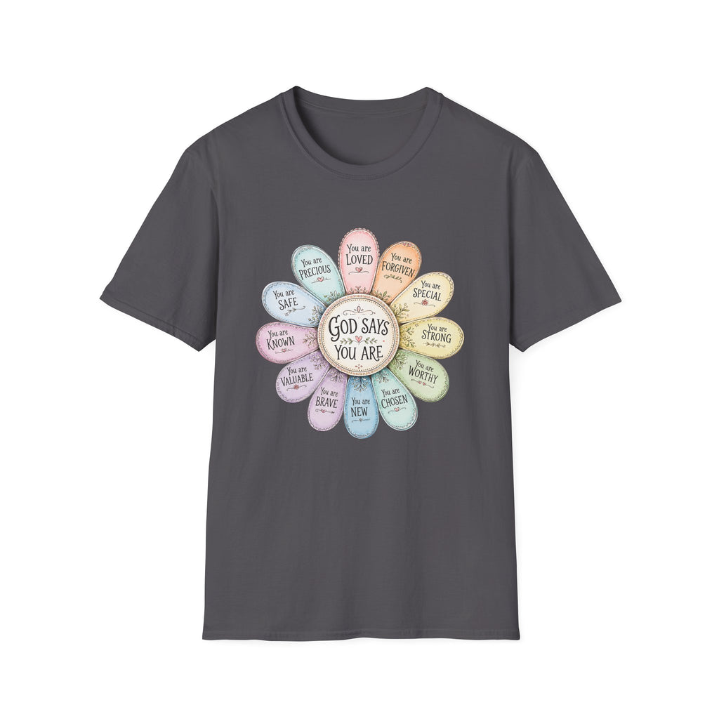 God Says You Are Loved Inspirational Christian T-Shirt