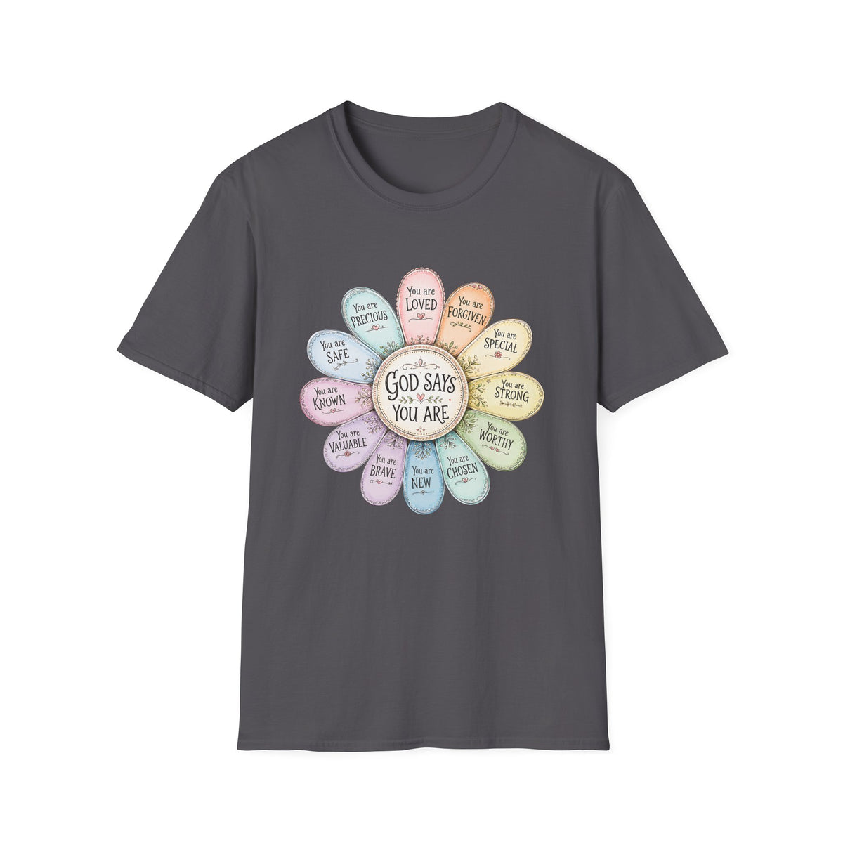 God Says You Are Loved Inspirational Christian T-Shirt