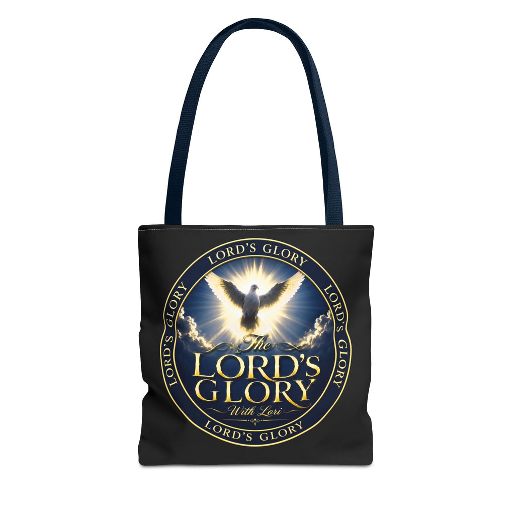 Tote Bag — "The Lord's Glory with Lori" Christian Dove Tote (Faith-Inspired Church Bag)