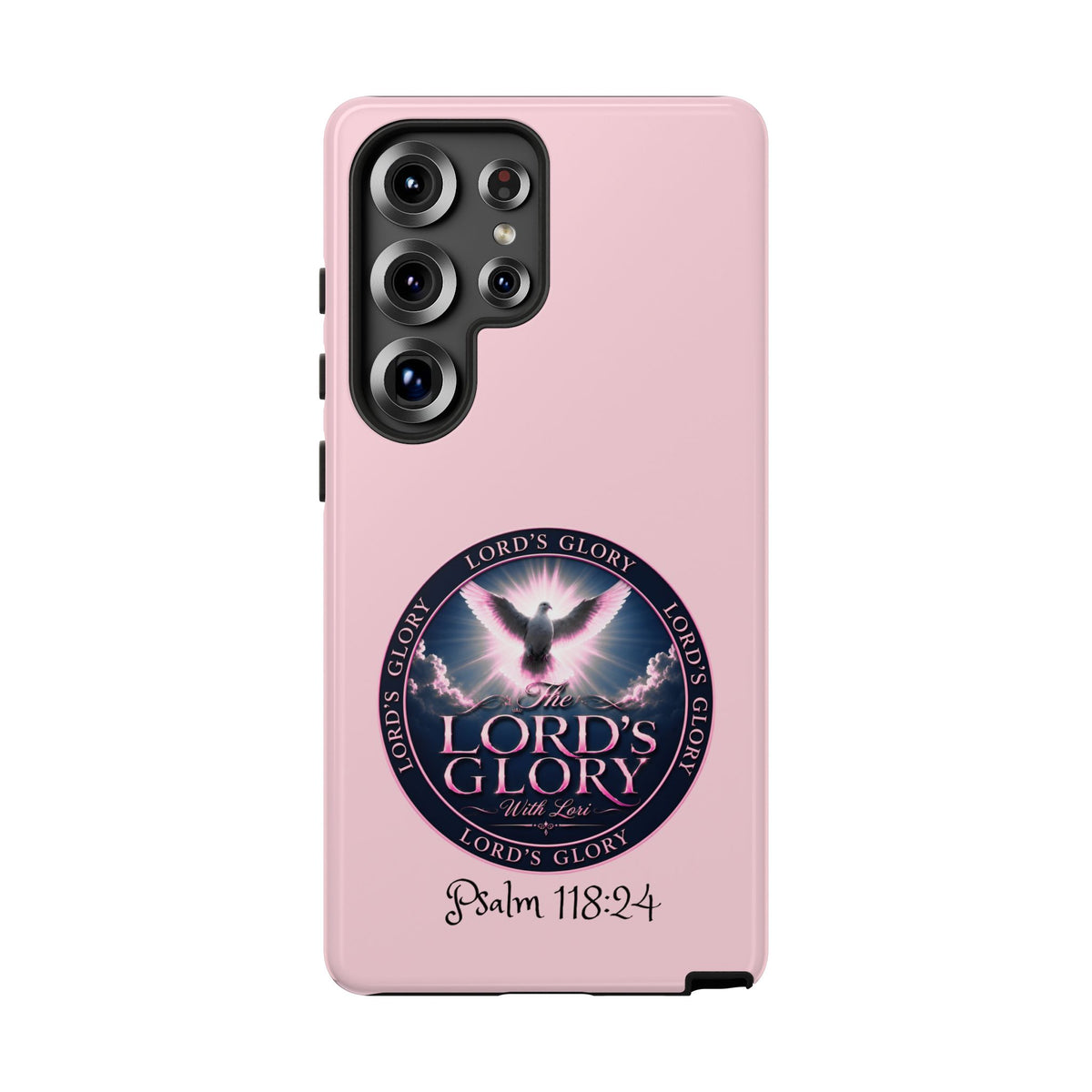 Christian Phone Case – "Lord's Glory with Lori" Dove Design Tough Case (Protective Phone Cover)