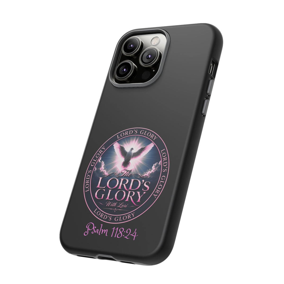 Christian Phone Case – "Lord's Glory with Lori" Dove Design Tough Case (Protective Phone Cover)