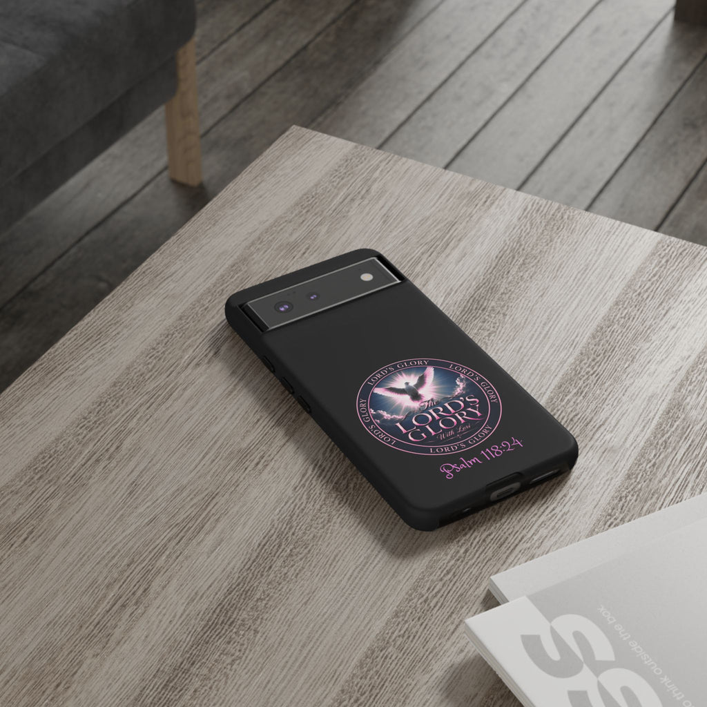 Christian Phone Case – "Lord's Glory with Lori" Dove Design Tough Case (Protective Phone Cover)