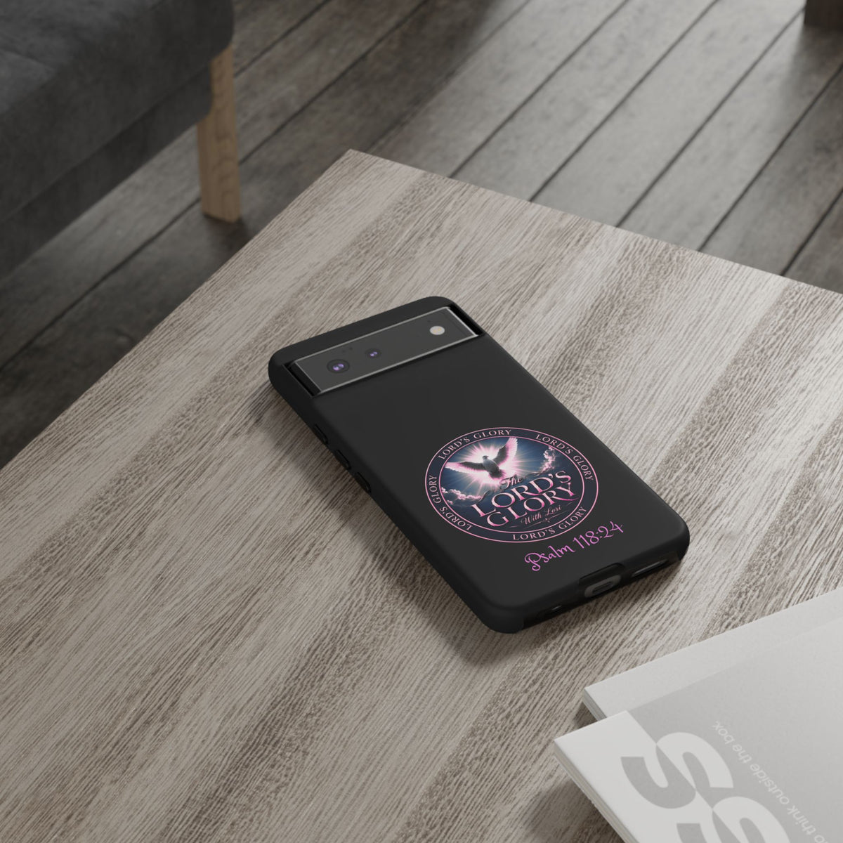 Christian Phone Case – "Lord's Glory with Lori" Dove Design Tough Case (Protective Phone Cover)