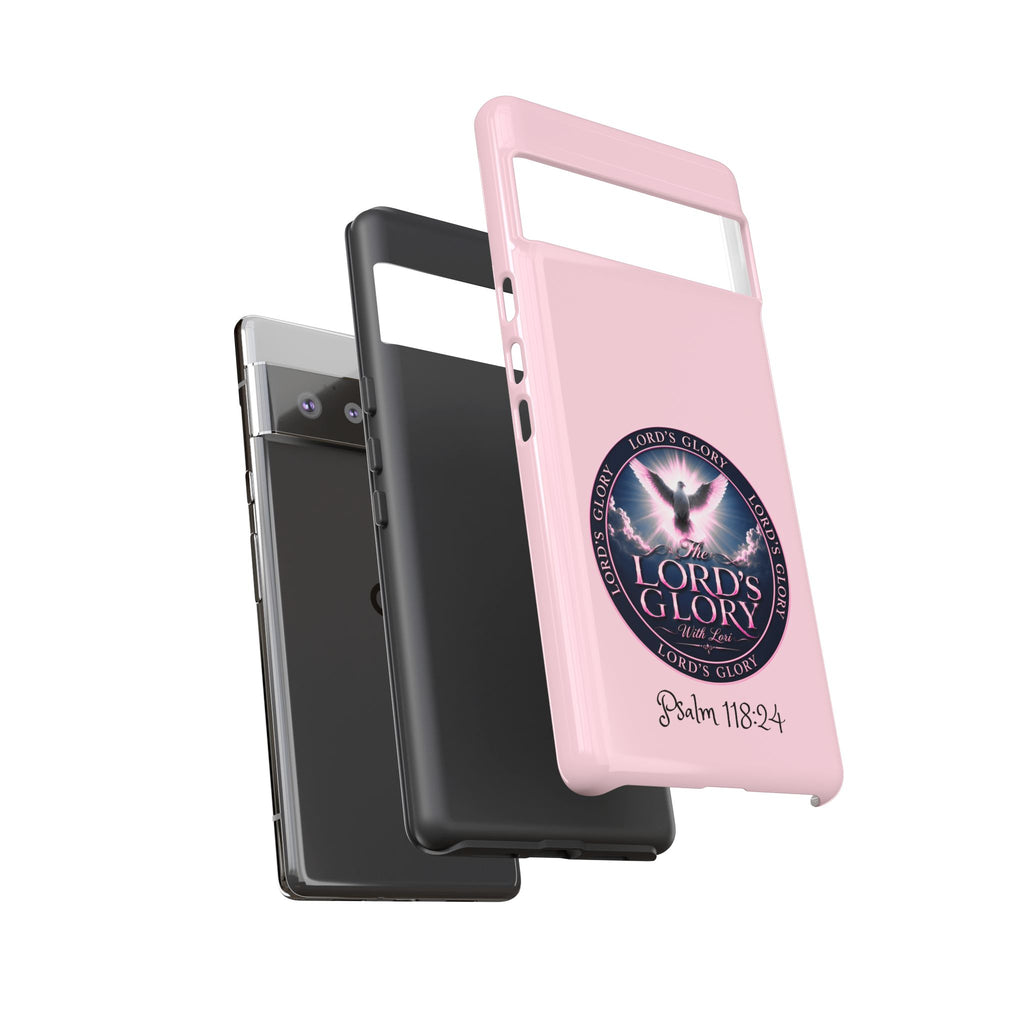 Christian Phone Case – "Lord's Glory with Lori" Dove Design Tough Case (Protective Phone Cover)