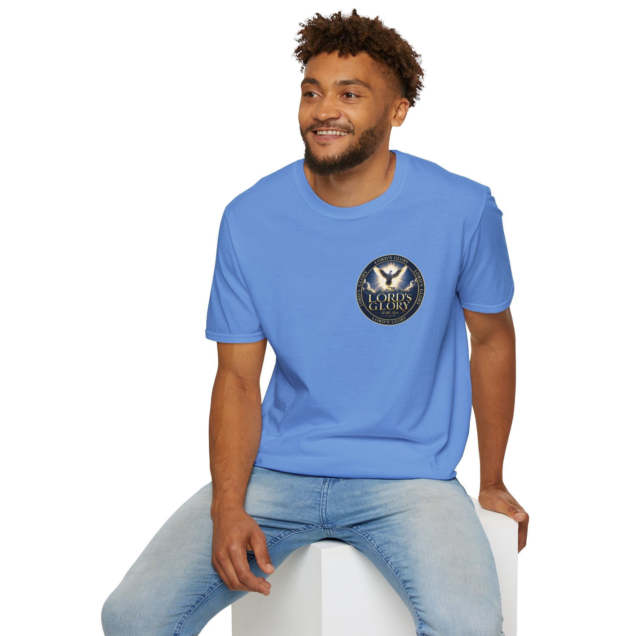 Lord's Glory with Lori Dove T‑Shirt — Christian Faith Logo Tee
