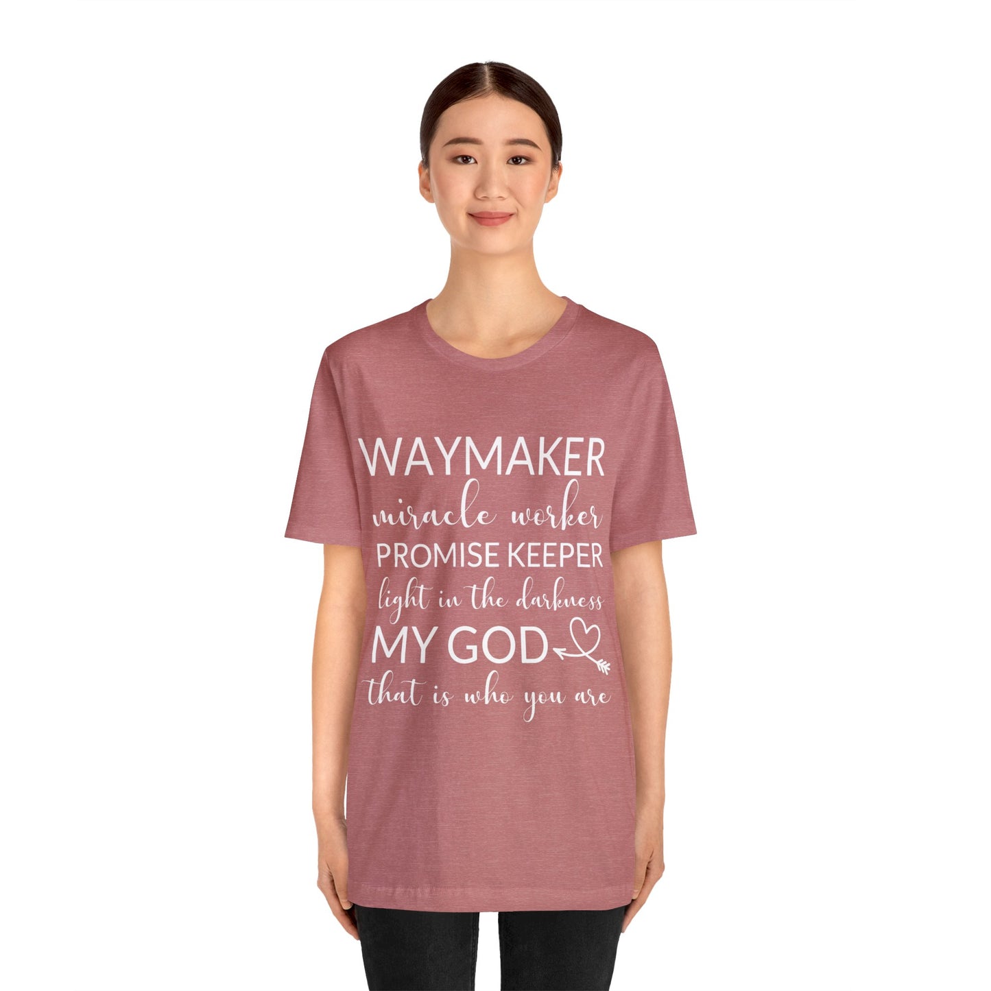 Waymaker Promise Keeper Light in the Darkness - Unisex Jersey Short Sleeve Tee