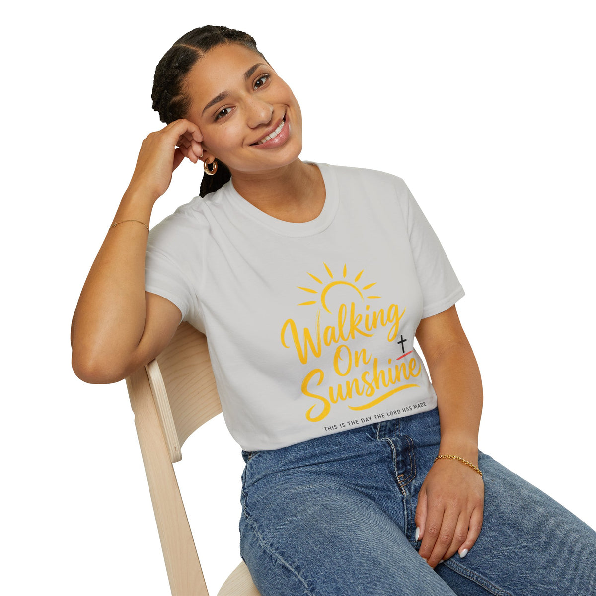 Walking on Sunshine Psalms 118:24 Softstyle T-Shirt