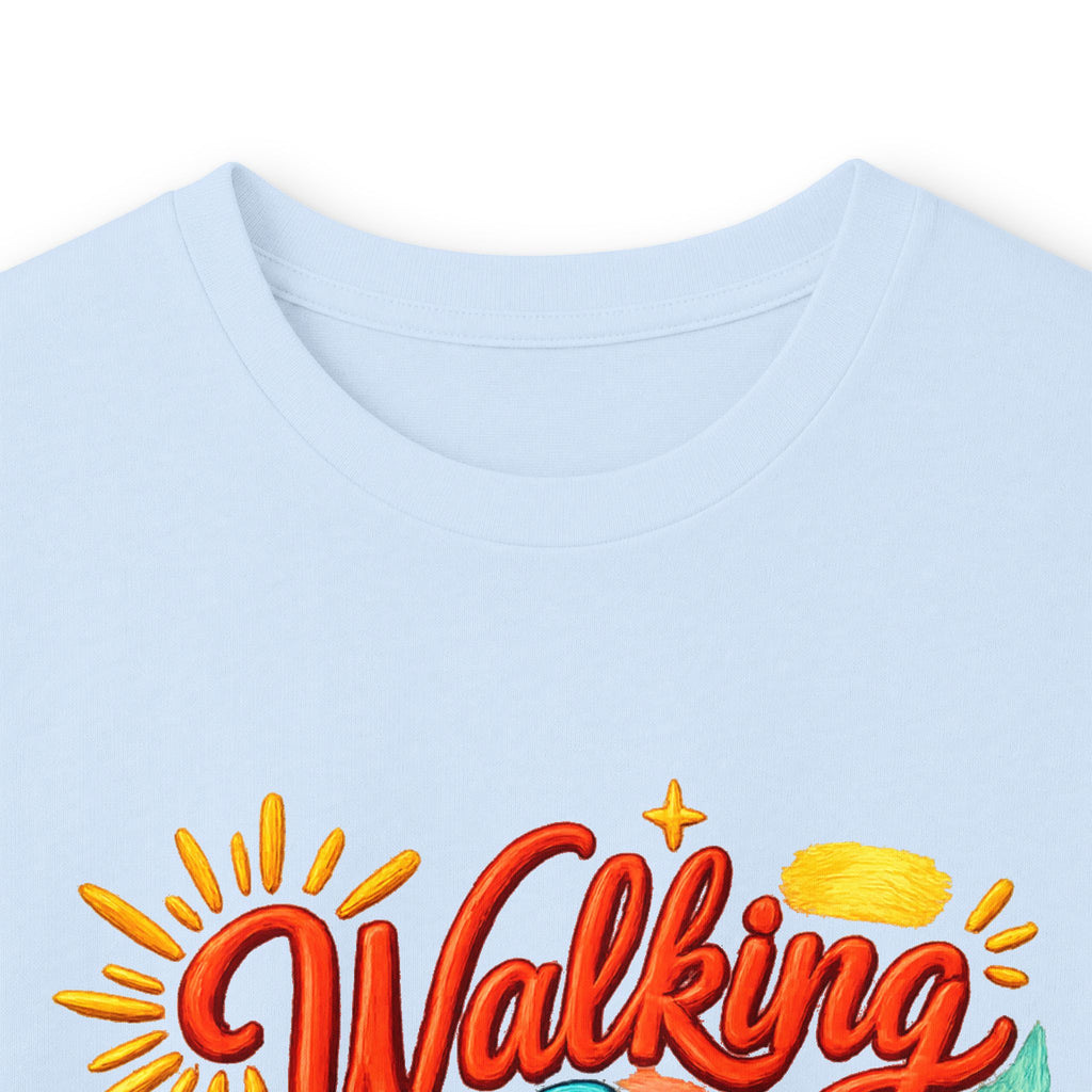“Walking on Faith and Sunshine” Floral Long Sleeve Tee