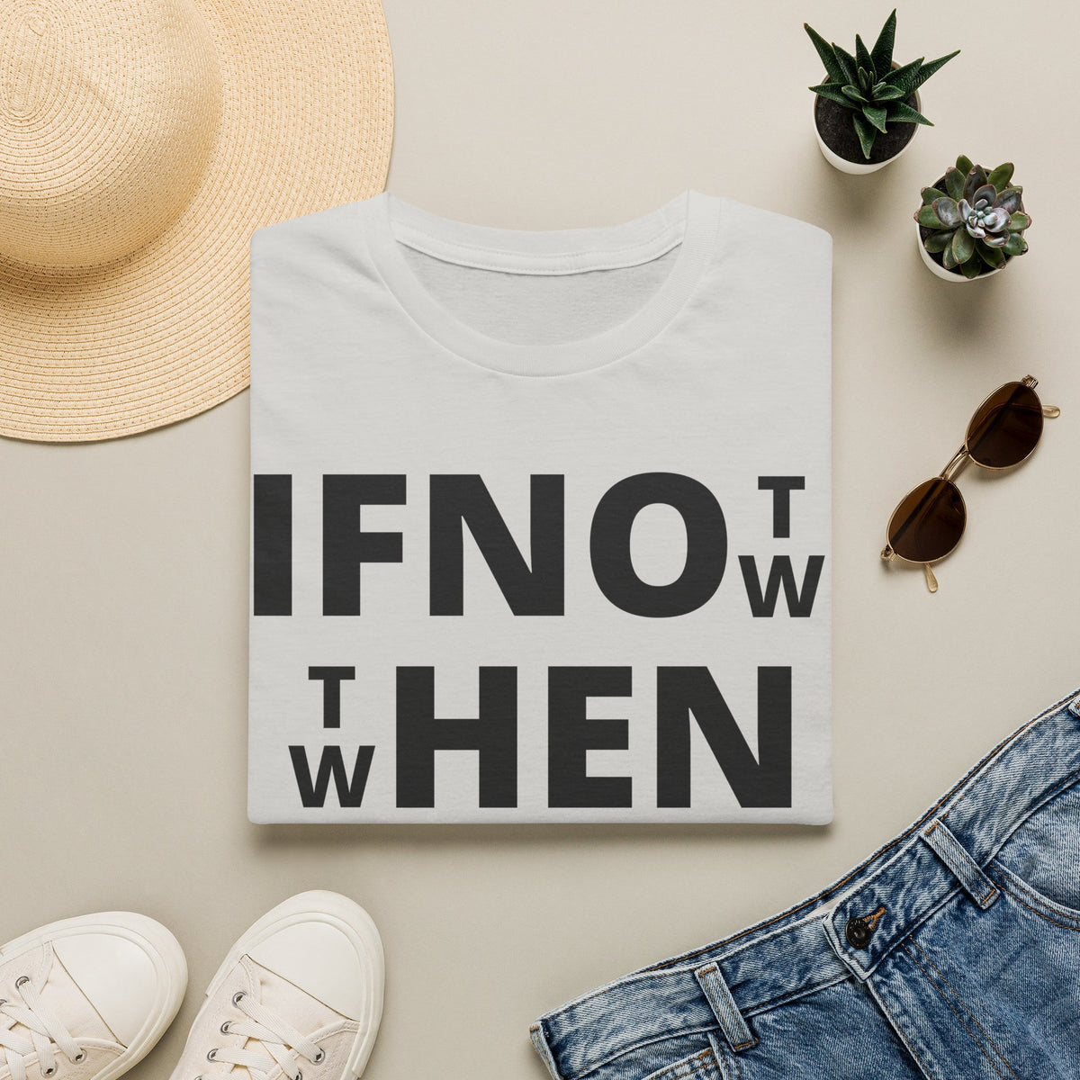 If Not Now Then When T-Shirt | Isaiah 55:6 Scripture Tee