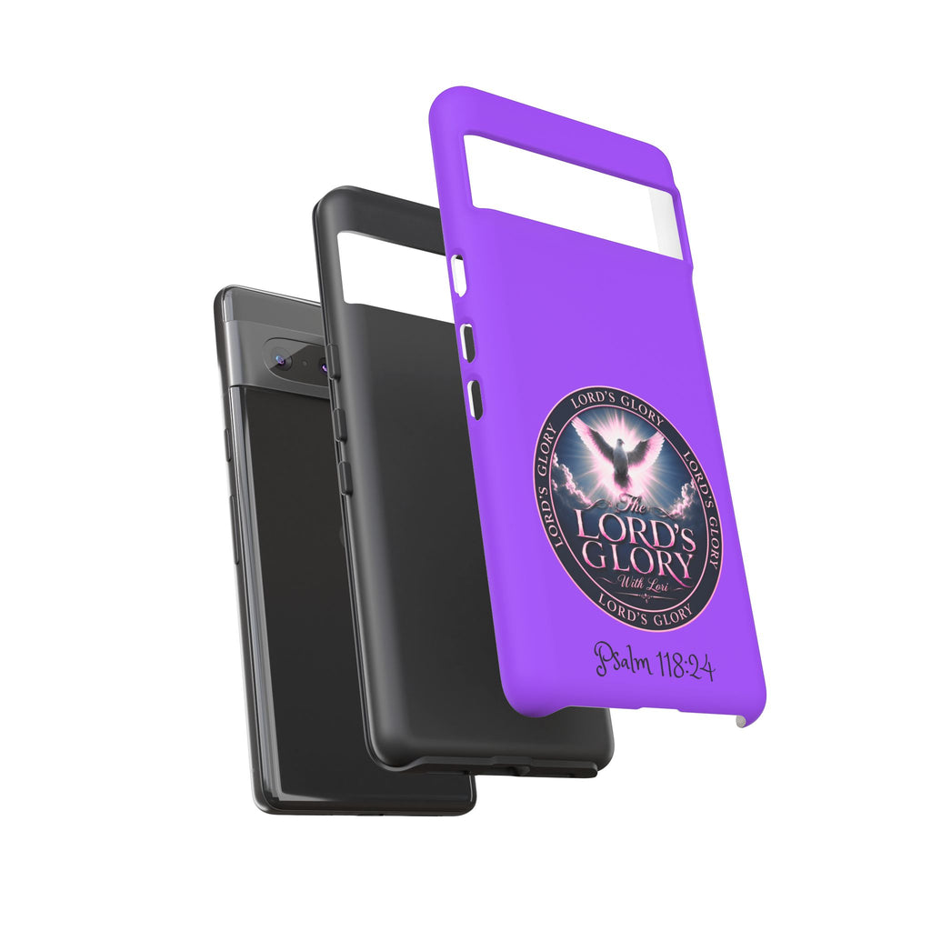 Christian Phone Case – "Lord's Glory with Lori" Dove Design Tough Case (Protective Phone Cover)