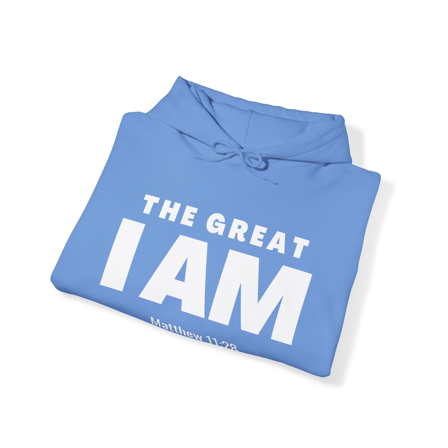 The Great I AM Men's and Woman's Heavy Blend Hooded Sweatshirt