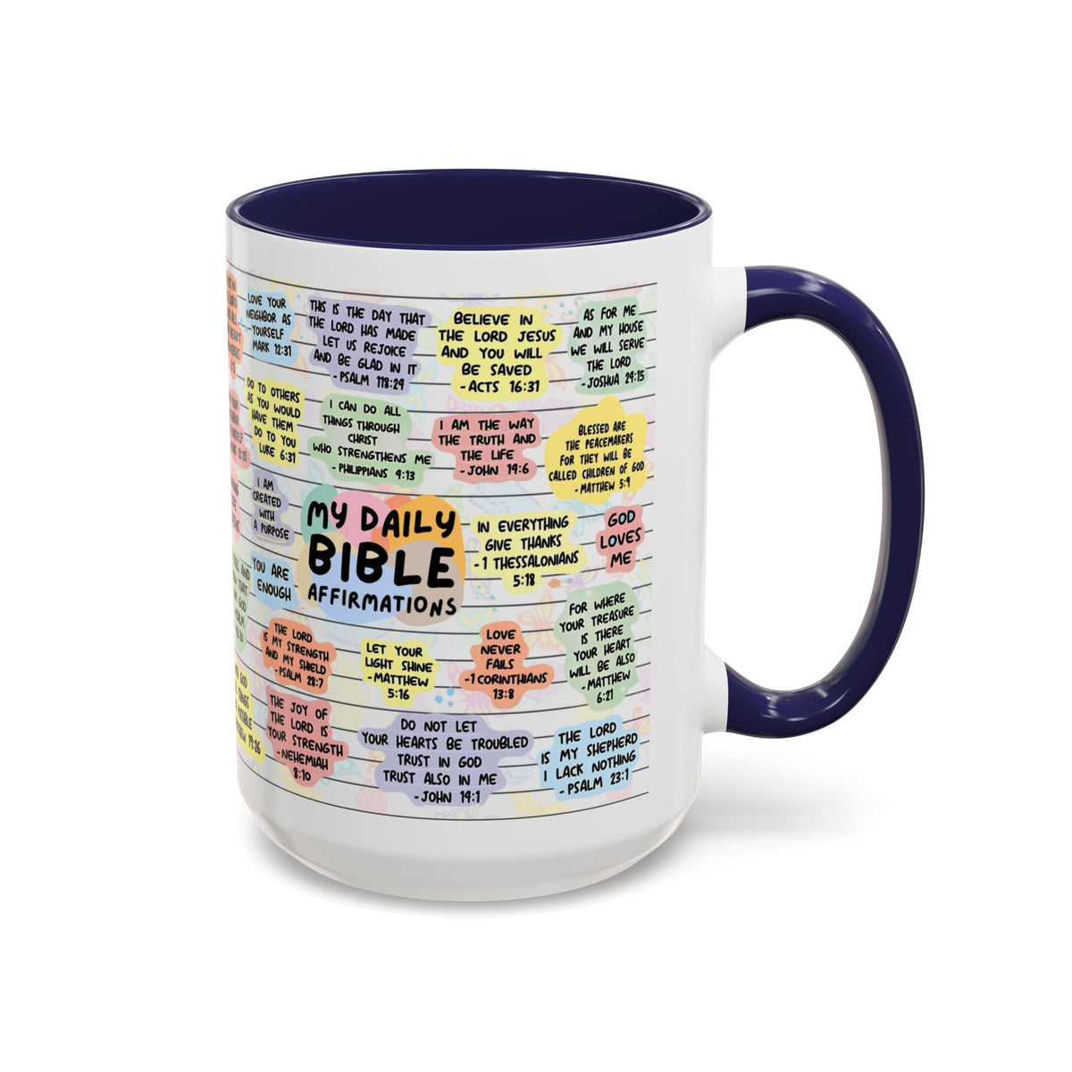 My Daily Bible Affirmations Coffee Mug 15oz/11oz