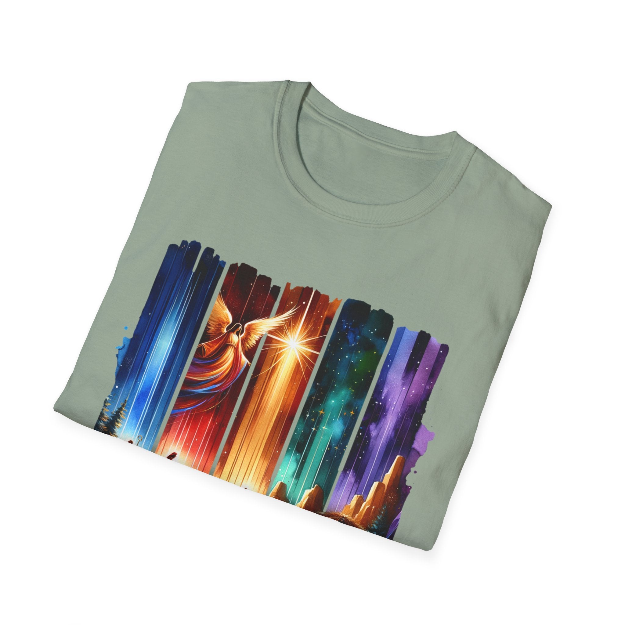 Vibrant Fantasy T-Shirt, Colorful Graphic Tee, Unisex Art Shirt, Great Gift for Fans, Unique Casual Wear, The King is Born Shirt
