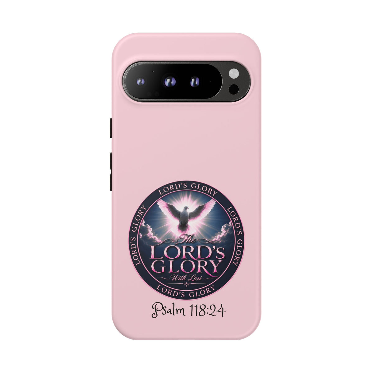 Christian Phone Case – "Lord's Glory with Lori" Dove Design Tough Case (Protective Phone Cover)