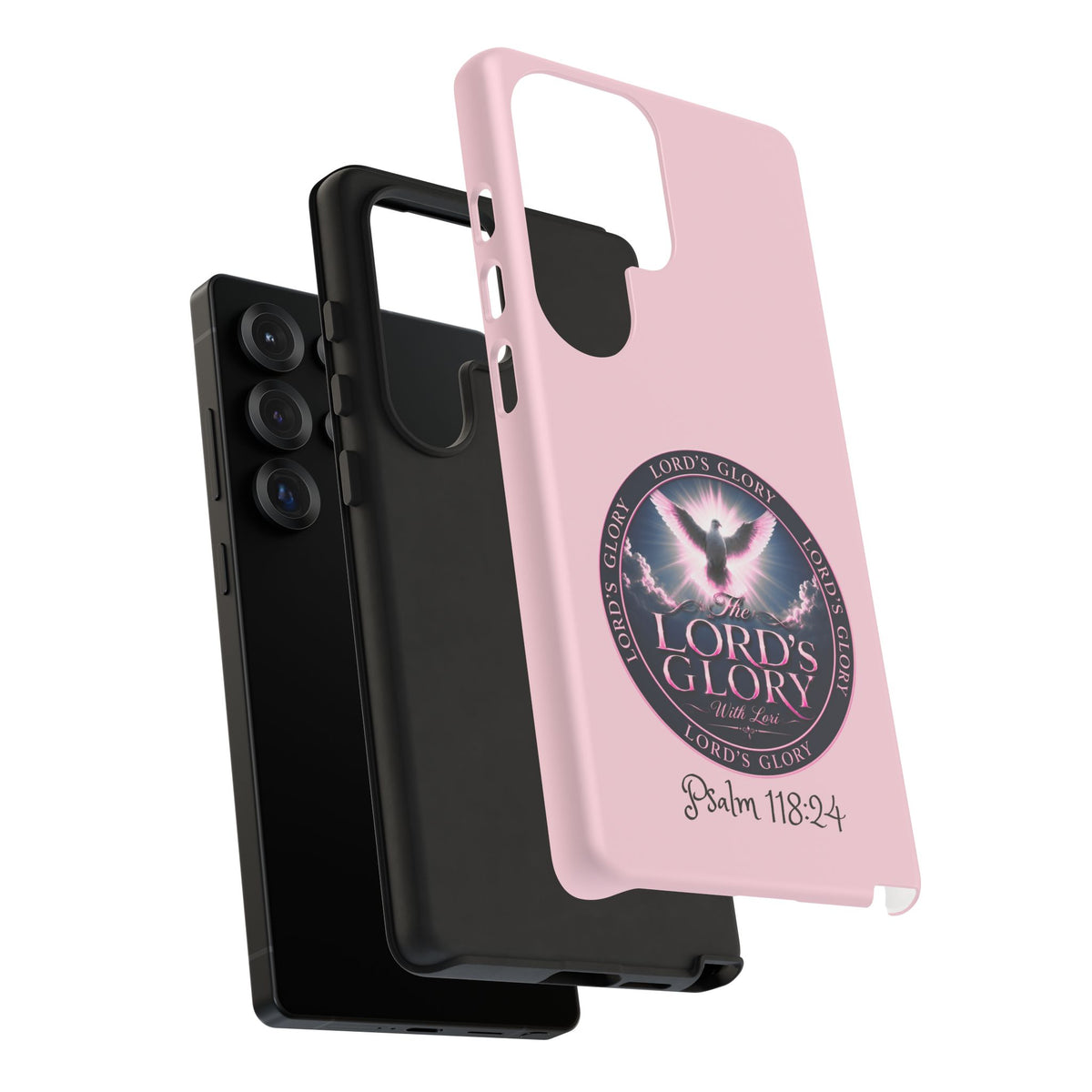 Christian Phone Case – "Lord's Glory with Lori" Dove Design Tough Case (Protective Phone Cover)