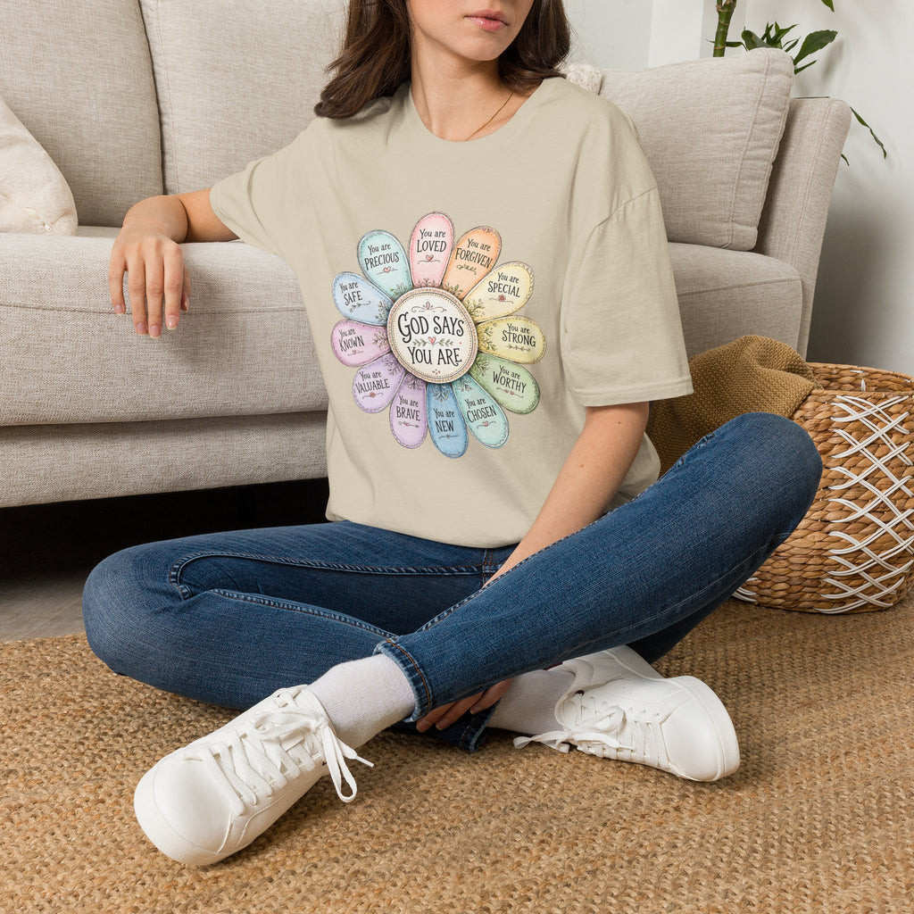 God Says You Are Loved Inspirational Christian T-Shirt