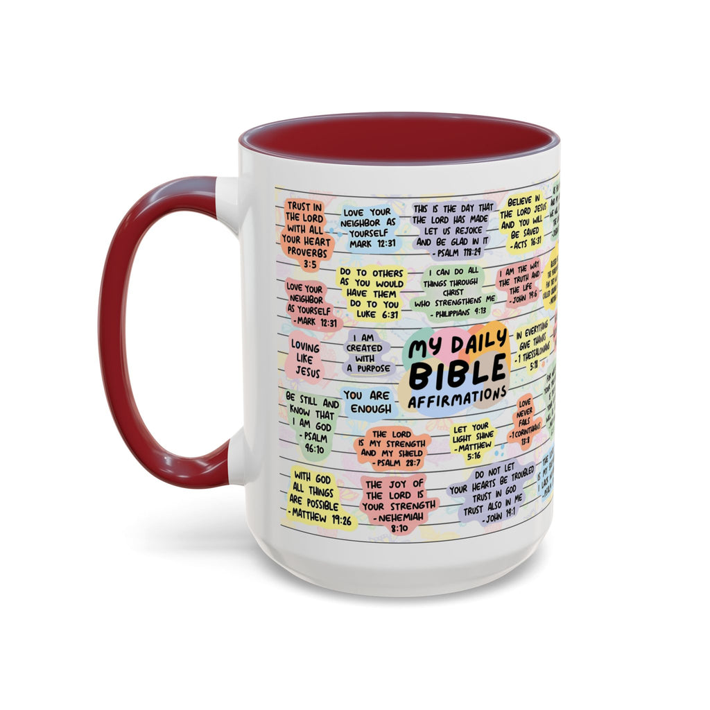 My Daily Bible Affirmations Coffee Mug 15oz/11oz