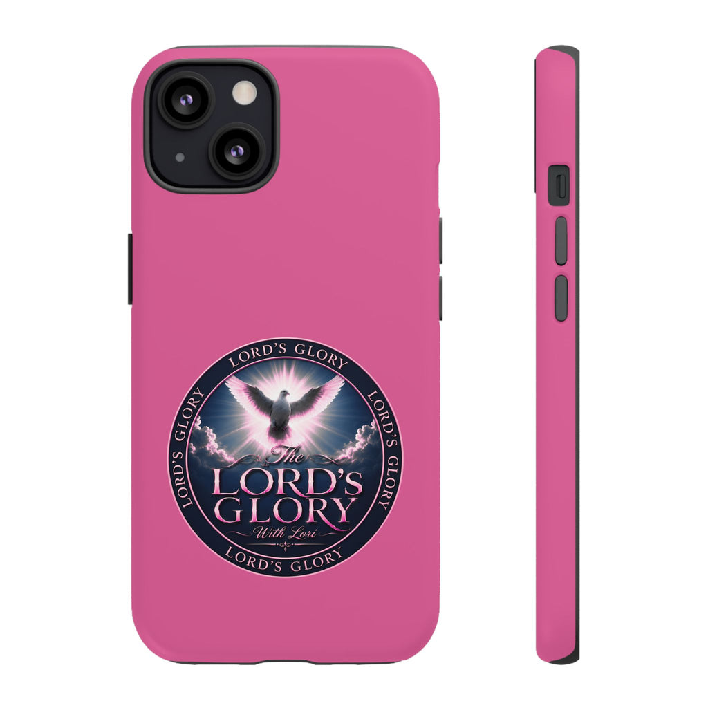 Christian Phone Case – "Lord's Glory with Lori" Dove Design Tough Case (Protective Phone Cover)