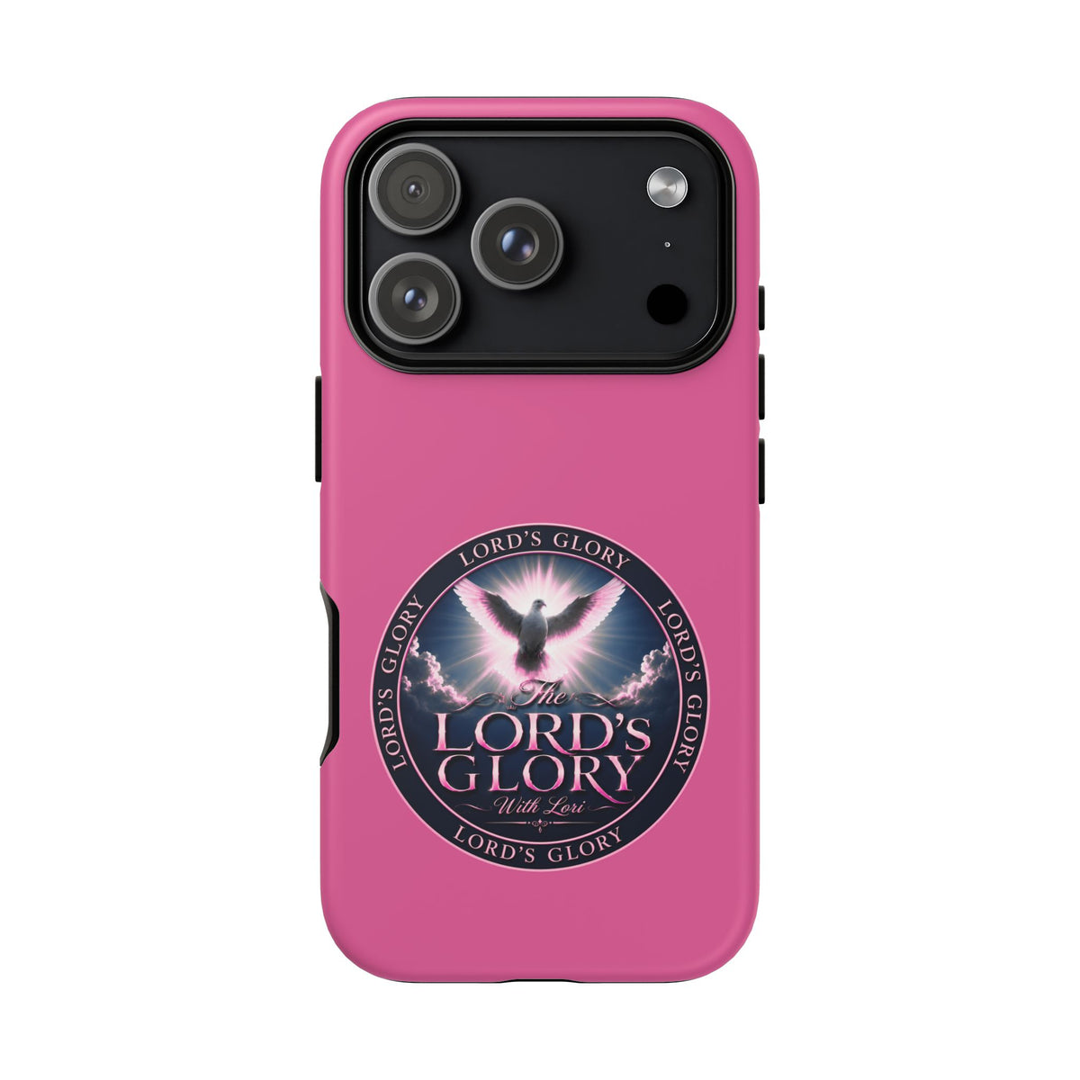 Christian Phone Case – "Lord's Glory with Lori" Dove Design Tough Case (Protective Phone Cover)