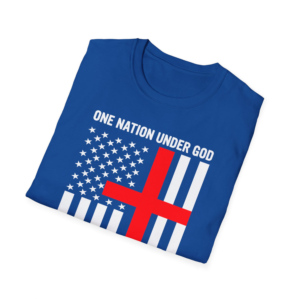 One Nation Under GOD - Mens Womans Softstyle T-Shirt
