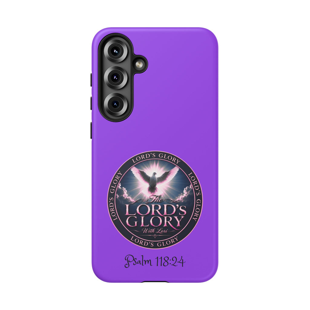 Christian Phone Case – "Lord's Glory with Lori" Dove Design Tough Case (Protective Phone Cover)