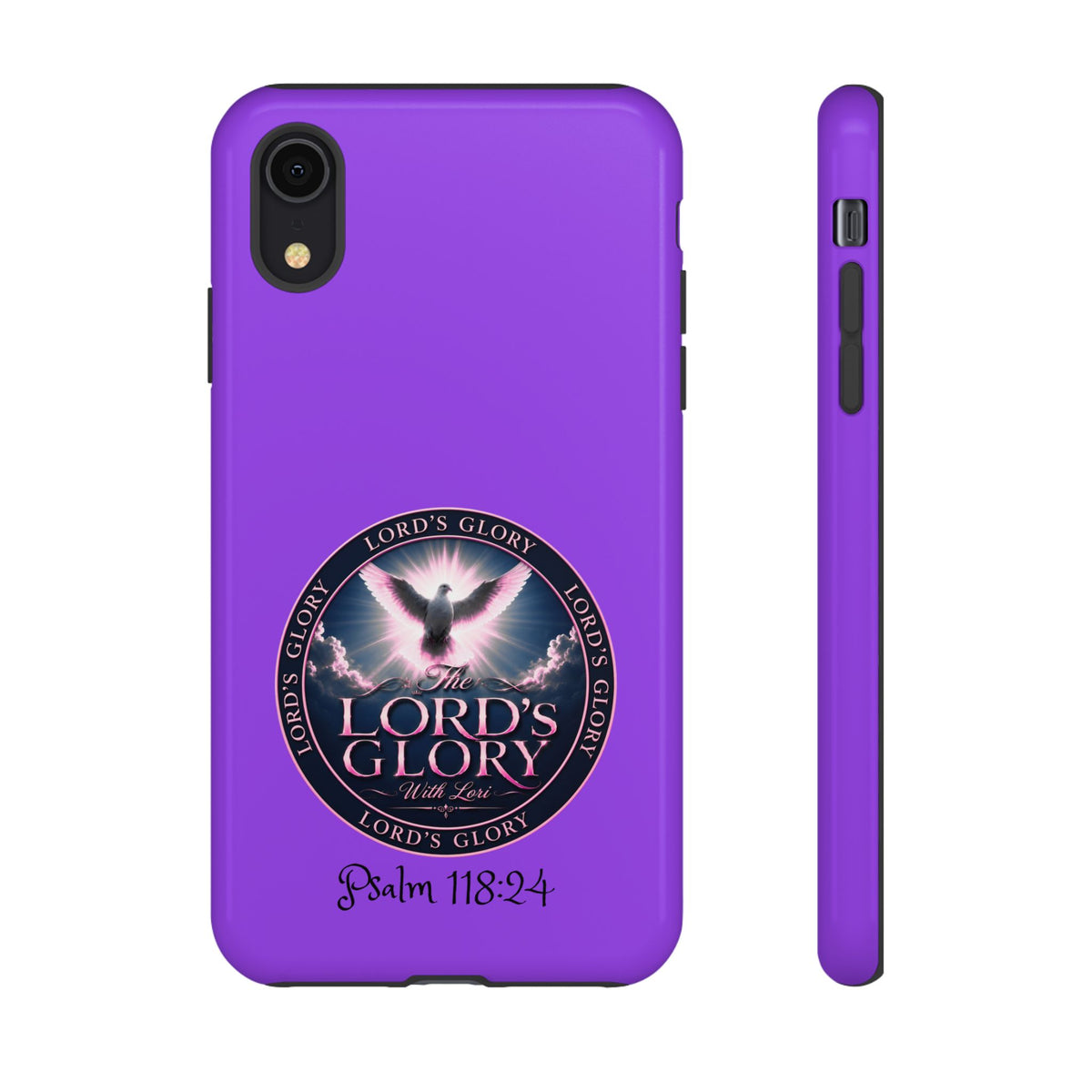 Christian Phone Case – "Lord's Glory with Lori" Dove Design Tough Case (Protective Phone Cover)