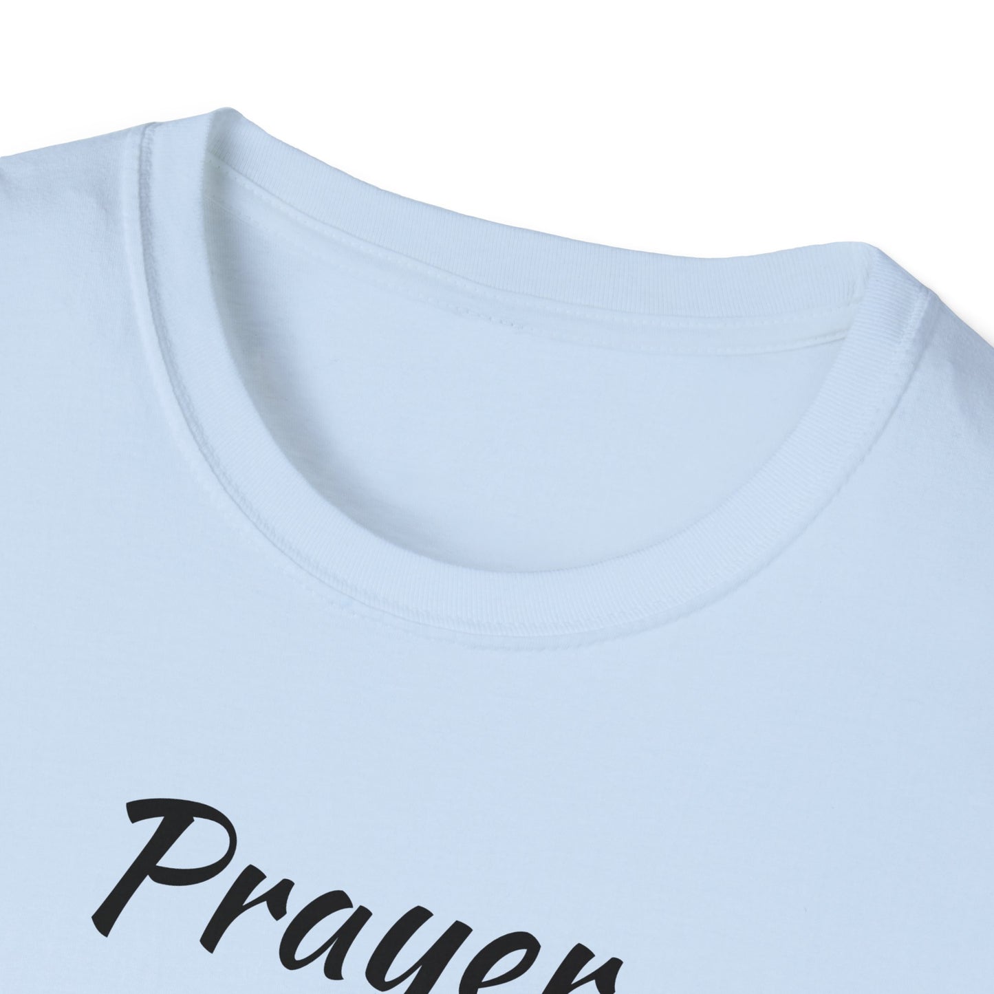 Prayer - when life gets to hard to stand - Kneel - Unisex Softstyle T-Shirt