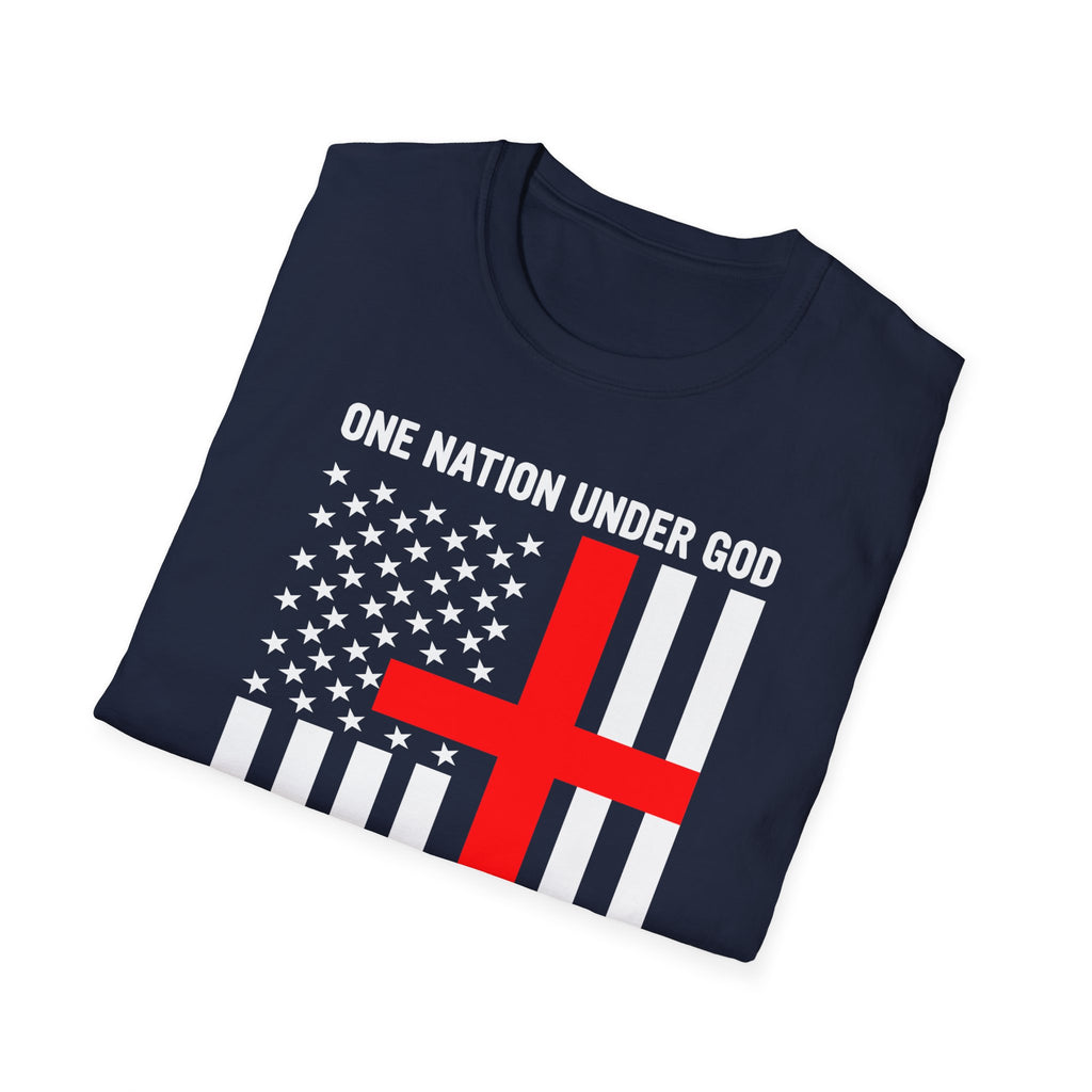 One Nation Under GOD - Mens Womans Softstyle T-Shirt