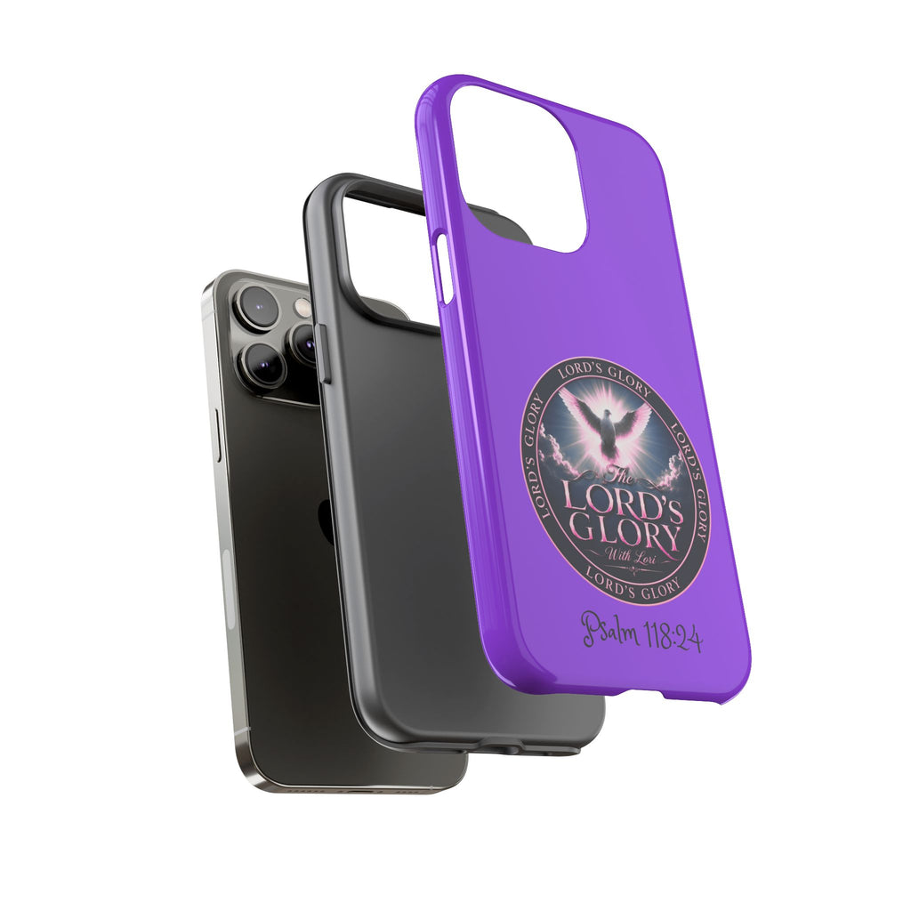 Christian Phone Case – "Lord's Glory with Lori" Dove Design Tough Case (Protective Phone Cover)