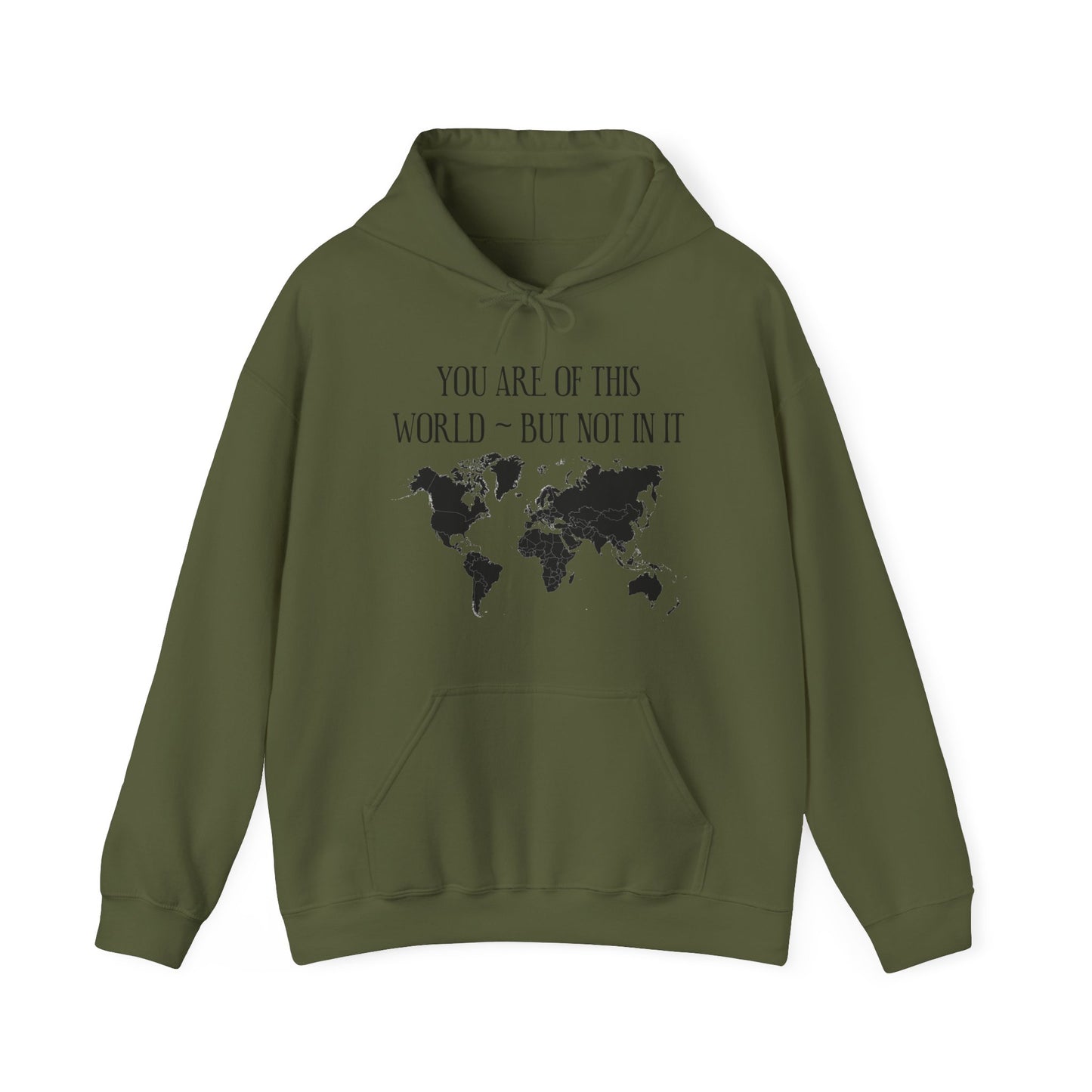 You Are Not of This World BUT In it - Unisex Heavy Blend Hooded Sweatshirt