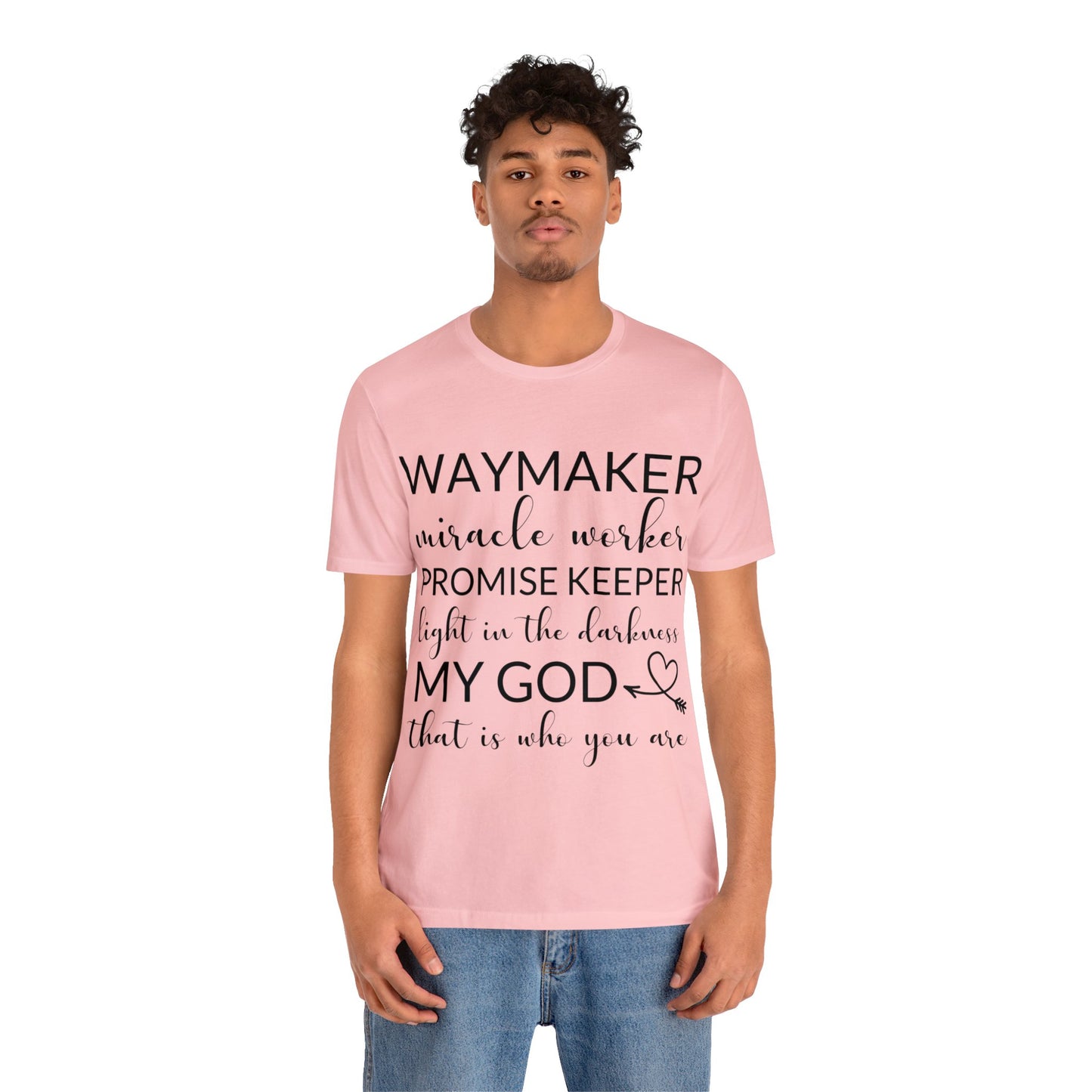 Waymaker Promise Keeper Light in the Darkness - Unisex Jersey Short Sleeve Tee