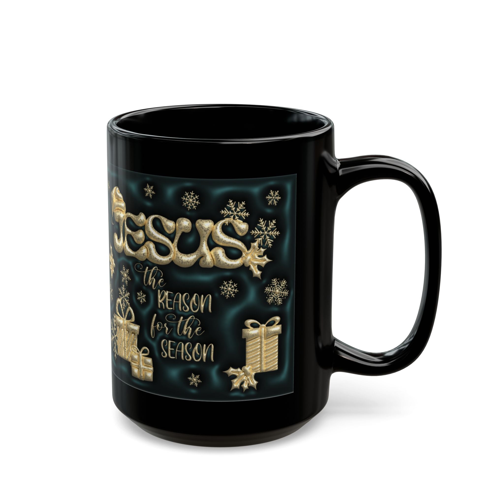 Jesus The Reason for the Season Mug, Christmas Coffee Cup, Holiday Gift, Religious Mug, Advent Celebration Drinkware
