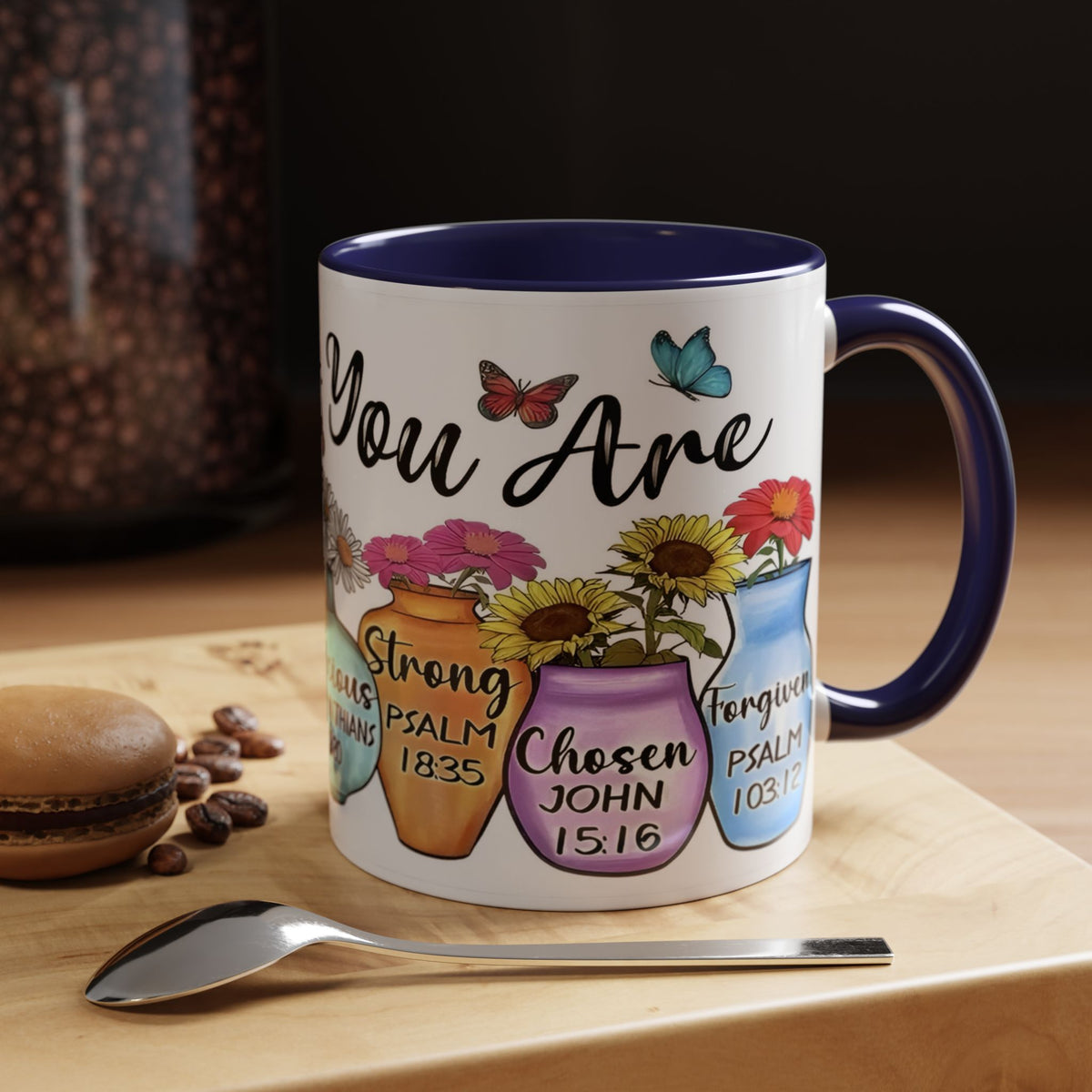 God Says You Are - You Are Loved Christian Bible Verse Coffee Mug