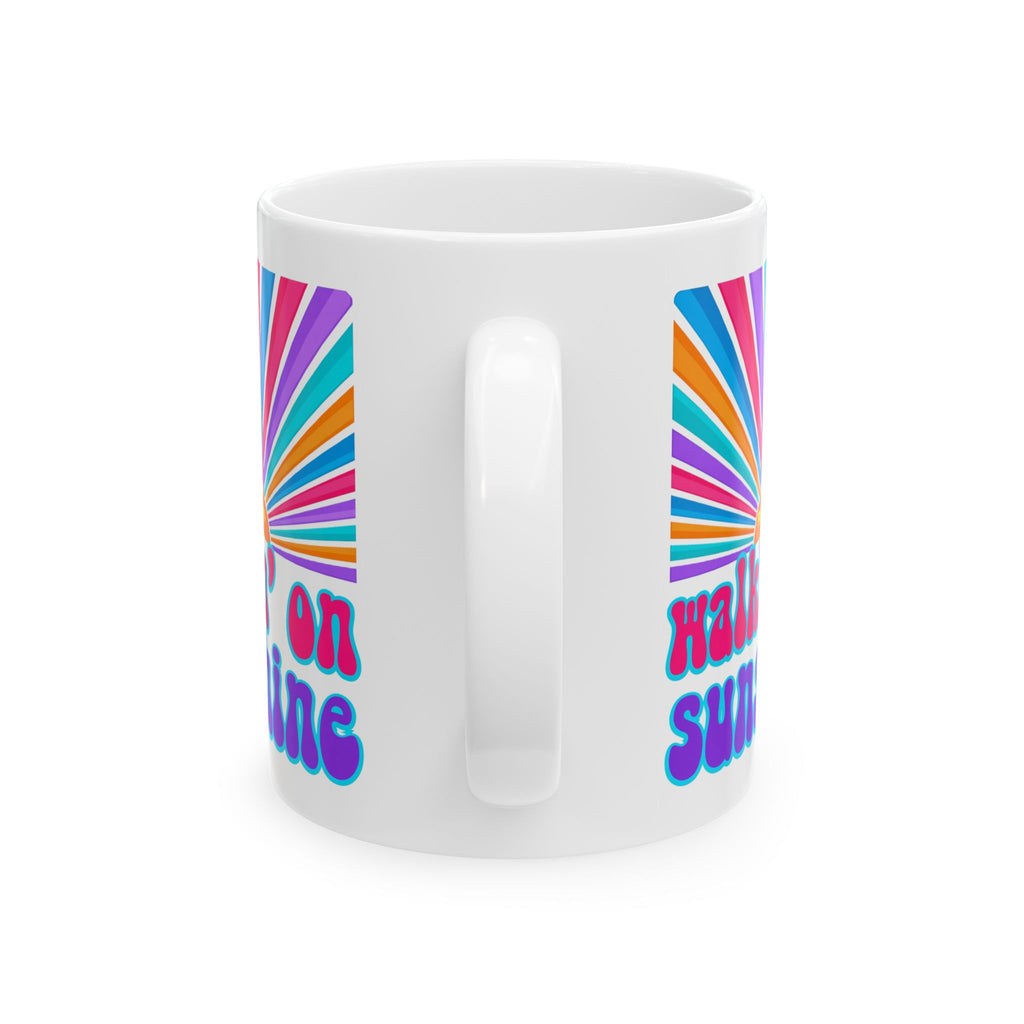 Walking on Sunshine Christian Coffee Mug — "Lord's Glory with Lori" Colorful Sunrise Faith Mug (11oz, 15oz)