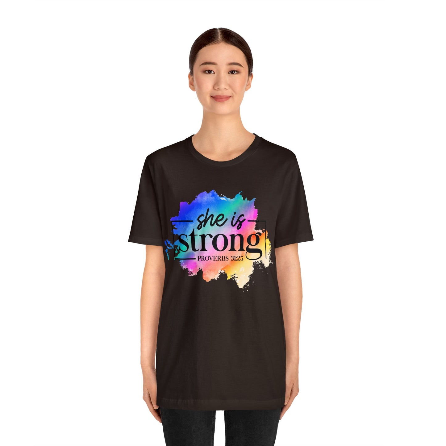 She is Strong - Unisex Jersey Short Sleeve Tee