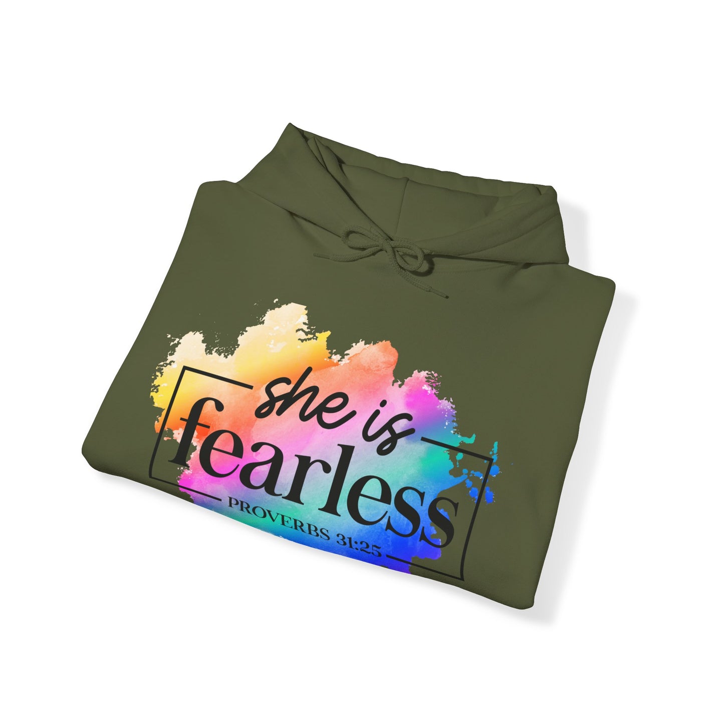 She is Fearless - Unisex Heavy Blend Hooded Sweatshirt